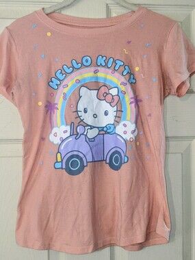 Hello Kitty, Pink & Peach Girls Tops
